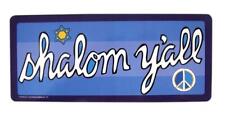 Shalom Yall Jewish Magnet for Car Locker Refrigerators 9 Inch picture