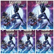 5 Pack Predator Vs Black Panther #1 Main Cover A PRESALE 8/21 Marvel 2024 picture