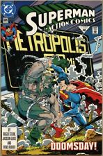 Action Comics #684-1993 fn+ 6.5 Superman Doomsday Vs Superman 2nd Variant cover picture