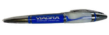 VIAGRA  DRUG REP PEN BLUE MARBLE PATTERN FAT TOP NEW picture