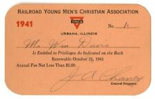 1941 Railroad Young Men's Christian Association membership card picture