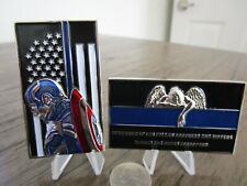 Captain America Avengers Thin Blue Line Law Enforcement Police Challenge Coin picture