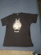 Vintage My Neighbor Totoro Studio Ghibli Large size black T-shirt *SEE picture