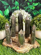 Wholesale Lot 1 Lb Natural Pyrite Stone Obelisk Tower Crystal Wand Energy picture