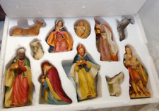 Heritage 11 Piece Porcelain Holy Family Nativity Set ,Hand Painted NEW PRE-OWED picture
