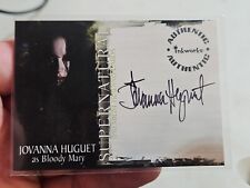 2006 Inkworks Supernatural Season 1 Jovanna Huguet as Bloody Mary #A-8 Auto picture