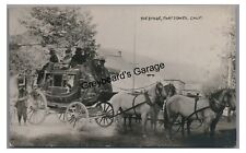 RPPC Etna Stage Stagecoach Ft FORT JONES CA Siskiyou County Real Photo Postcard picture