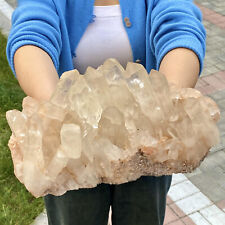 9.6LB Natural white Crystal Himalayan quartz cluster mineralsls picture