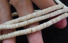 Vintage Old Antique Shell Crafted Disc Tribal Nagaland beads Necklace  picture