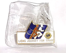 Lions Club International lapel pin LIONS JOUNEY FOR SIGHT 1-1/4