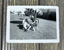 Vintage 1955 Saying Goodbye Ft. Worth Photograph 4.5” x 3.25” picture