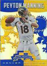 Peyton Manning 2014 Panini Rookies & Stars blue insert Crusade card picture