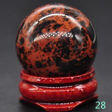 30MM Round Ball Gemstone Lots Mix Natural Crystal Sphere Healing Globe Chakra picture