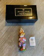 2001 Christopher Radko “HillyBilly Bunny” National Rep Event Ornament Retired picture