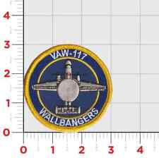 VAW-117 NAVY WALLBANGERS EMBROIDERED HOOK & LOOP PATCH picture