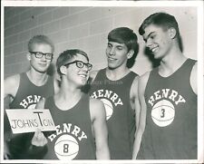 1966 Sports Ed Johnson Lyle Johnston Dave Randy Henry High 8X10 Vintage Photo picture