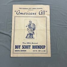 Vintage 1940 Boy Scout Roundup Program picture