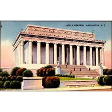 1953 Lincoln Memorial, Washington, DC -  linen postcard - used, posted picture