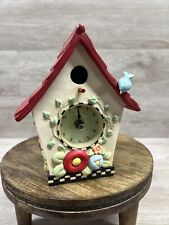 Mary Engelbreit Cottage Birdhouse Battery Clock In Working Condition CUTE picture