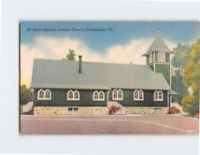 Postcard St. Ann's Roman Catholic Church Canadensis Pennsylvania USA picture