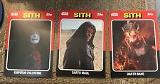 🔥Topps Star Wars Throwback Thursday#  14 Darth Maul Darth Bane Emperor In Hand picture
