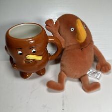 Vintage Actos Medical Advertising Coffee Mug And Plush Lot  Kidney picture