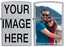 CUSTOM ZIPPO LIGHTER PERSONALIZE THIS GENUINE ZIPPO LIGHTER WITH YOUR IMAGE picture