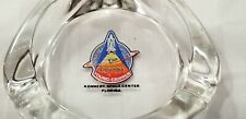 Vtg 1981 Rare Glass Ashtray NASA COLUMBIA SPACE SHUTTLE STS-1 First Flight  D9 picture