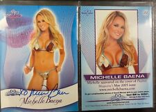 2007 BENCHWARMER CARD MICHELLE BAENA KISS PRINT & SIGNED  picture