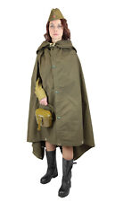 Raincoat Tent Russian Soviet USSR Army Military Cloak Poncho Hooded 180*180 cm picture
