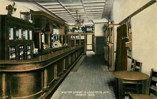 c1910 Hotel Lowry Interior View of Bar, Detroit, Michigan Postcard picture