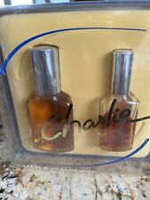 Vintage Revlon Perfume Charlie Charmers Gift Set Spray .47oz Cologne 1oz picture