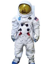 DELUXE APOLLO SPACE SUIT WITH GOLD VISOR AND ALUMINUM SUIT FITTINGS picture