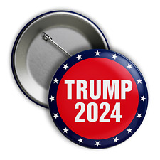 Donald Trump 2024 for President 2.25 inch PIN/BUTTON, Election, Republican, MAGA picture