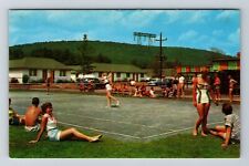 Bushkill PA-Pennsylvania Fernwood Pocono Resort Tennis Beauties Vintage Postcard picture
