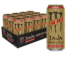 Monster Energy Java 300 Triple Shot Robust Coffee + Cream,15 Fl Oz Pack of 12 picture