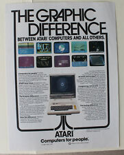 Atari Computers  Vintage Magazine Print Ad 1981 8 x 11 picture