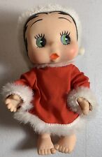 Vintage BABY Betty Boop Santa 🤶 Doll-5” picture