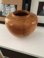Vintage Maple Wood Vase Vicente Garrido picture