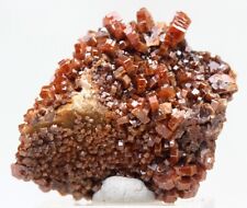 AMAZING Vanadinite RED Crystal Cluster Mineral Specimen Matrix Gemstone MOROCCO picture