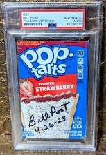 Bill Post Autograph Invented Pop-Tarts Signed Original Box Top PSA DNA  picture
