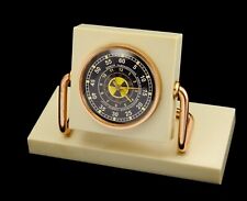 Vintage Table Clock Molnija Chemical biological Protection Chernoby Mechanical picture