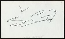 Susan George signed autograph 3x5 Cut English TV Actress in Film Straw Dogs picture