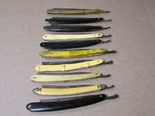 Lot of 10 Vintage / Antique Straight Razors Solingen Germany England picture