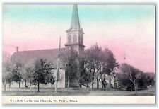 c1910's Swedish Lutheran Church St. Peter Minnesota MN Posted Antique Postcard picture