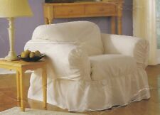 One Piece Semi-Fitted Key Biscayne Natural Chair Slipcover () picture