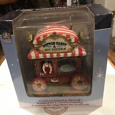 LEMAX VILLAGE COLLECTION 2007 CARNIVAL  COTTON CANDY HOT POPCORN CART 73647 NIB picture