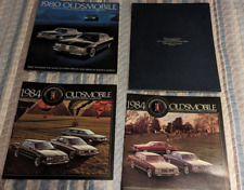 New Oldsmobile Vintage Car Brochure Lot of 4 -Very Good Condition picture