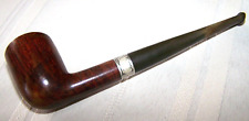 Vintage Estate WDC Royal Demuth Briar Root Billiard Briar Sterling Tobacco Pipe picture
