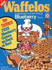 Ralston Waffelos Blueberry cereal High Quality Metal Magnet 3x4 inches 8882 picture